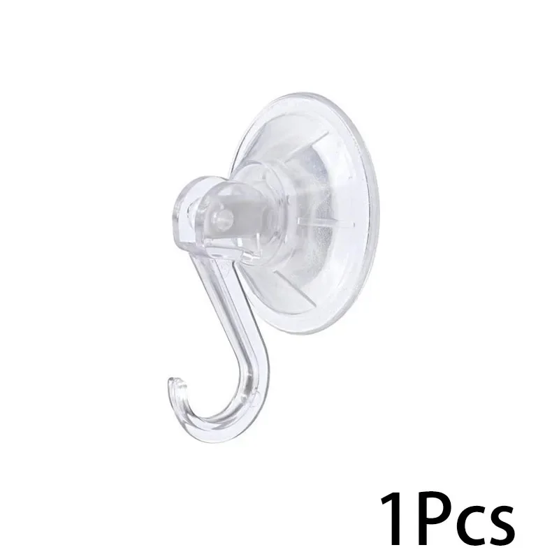 Transparent Reusable Heavy-Duty Suction Cup Hook