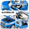 1:32 BMW X7 SUV Alloy Model Car Toy Diecasts Casting Pull Back Sound and Light Car Toys For Children Vehicle 3