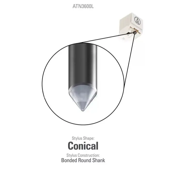 Rastapulz 1 Reserveonderdelen Stylus ATN3600L Platenspelernaald Voor AT Lp60 Platenspeler Fonograaf 3154359206