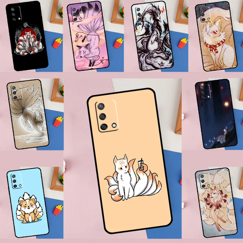Чехол с лисой Nine-tailed для OPPO A53 A53S A31 A9 A5 2020 A15 A16 A5S A52 A72 A94 A74 A54 A83 A91 A93 Funda