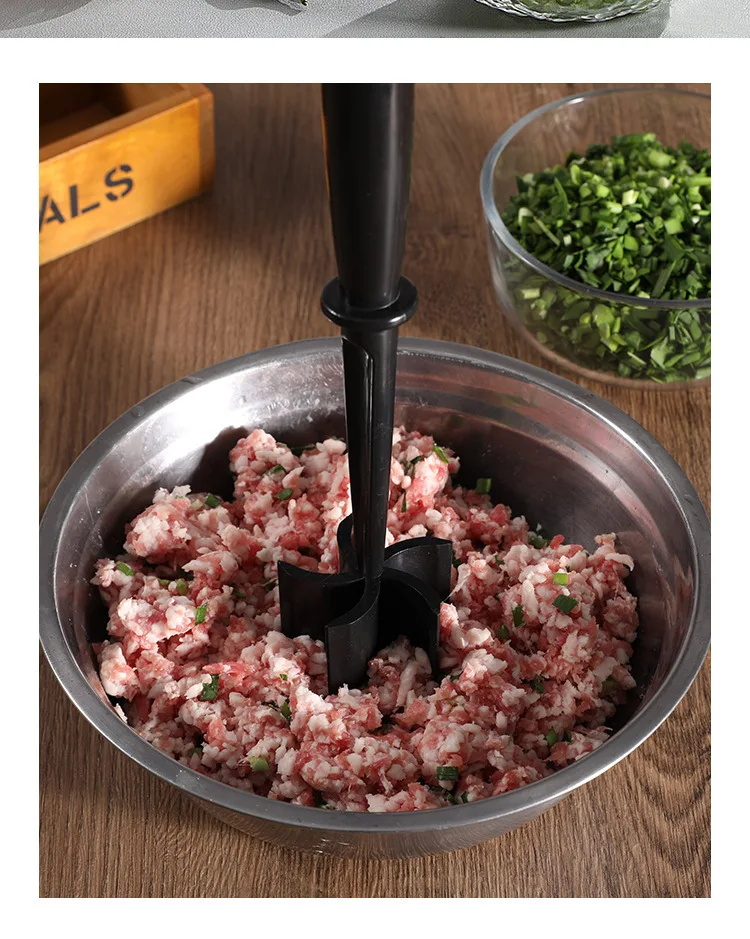 Description Picture 4 of itemMeat Chopper Hamburger Smasher Premium Heat Resistant Meat Masher for Ground Beef Ground Turkey and More Non Stick Mix Grinder