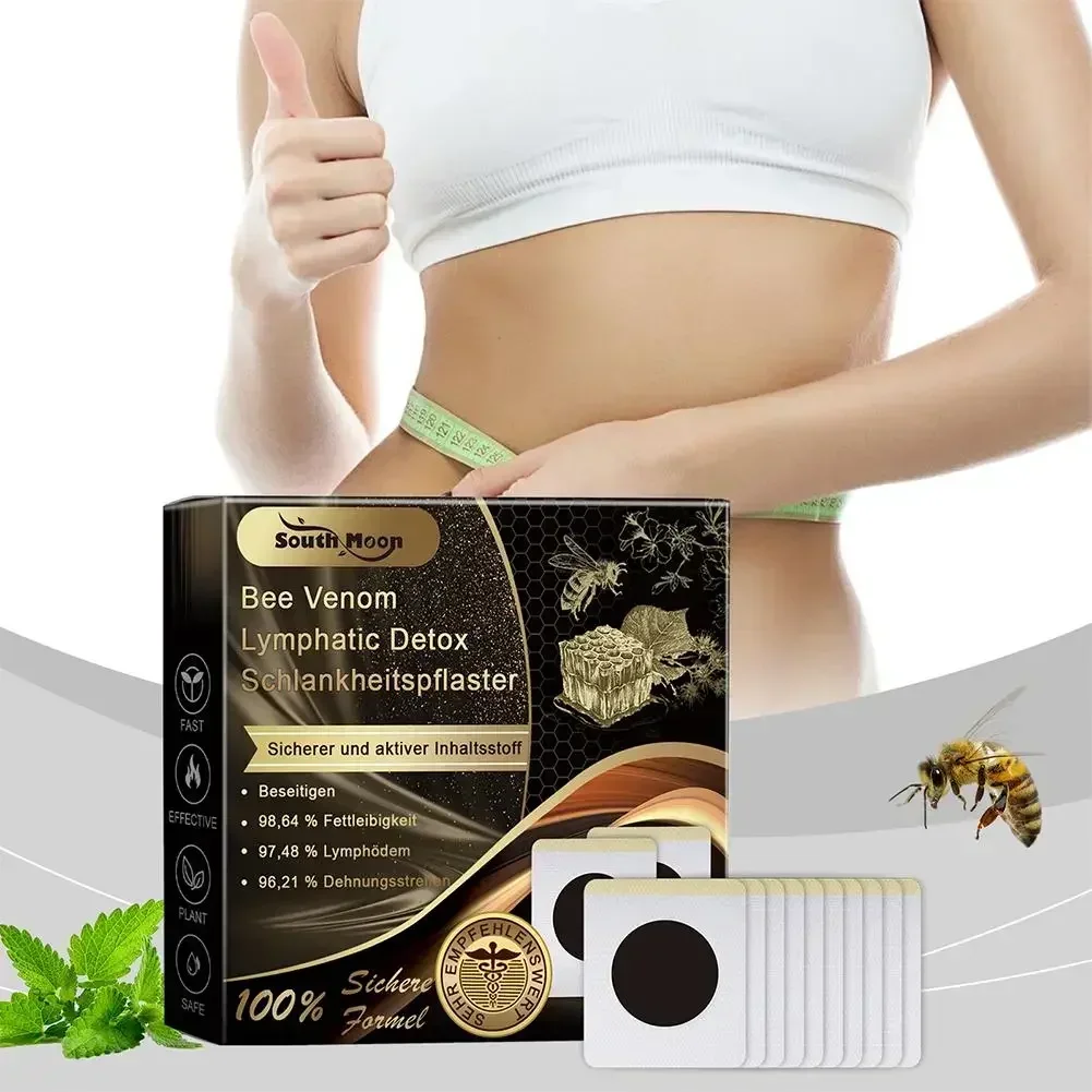 Weight Loss Patch Bee Weight Loss Belly Patch Fast Burning Fat Detox Navel Sticker Dampness-Evil Removal Improve Stomach