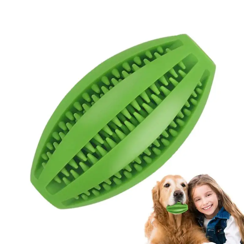 

IQ Training Ball For Dogs Interactive Toy For Aggressive Chewers Treat Rubber Ball Molar Chew Toys For Small Medium Large Dogs