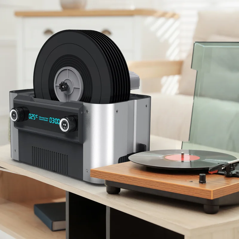 

Professional Ultrasonic Cleaning Machine CS6 High Frequency Auto Spin Drying Ultrasonic Vinyl Record Cleaner