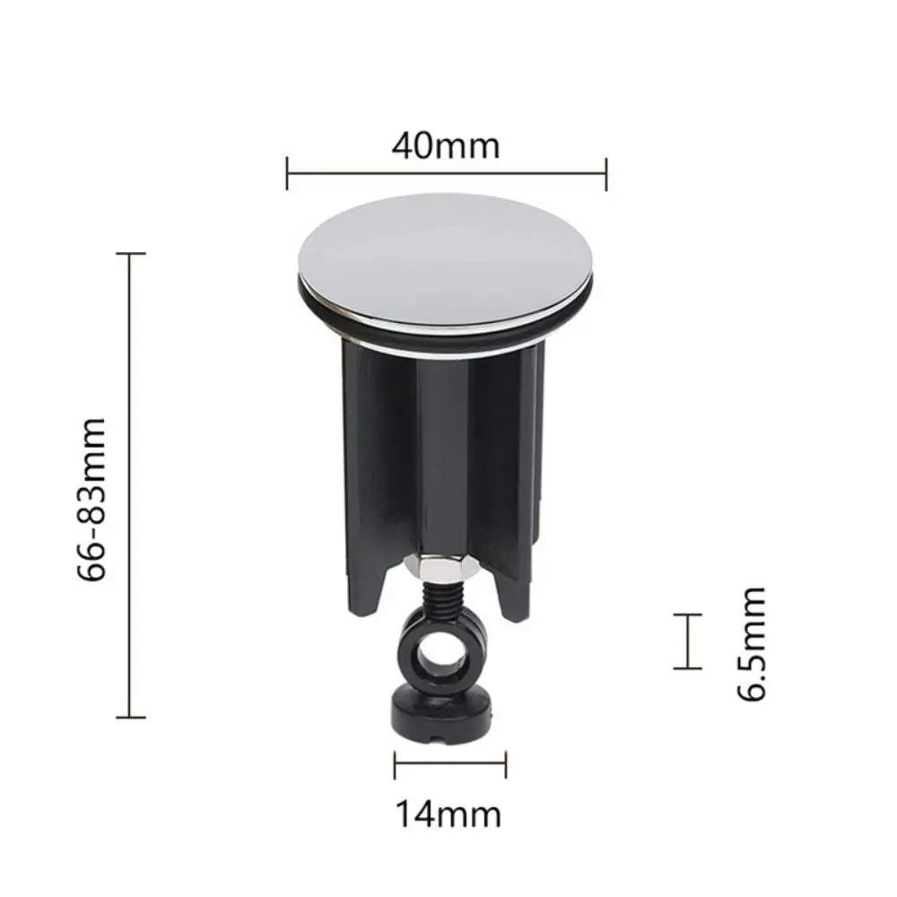 Brass Universal 40mm Pop Up Sink Drain Plug image 1