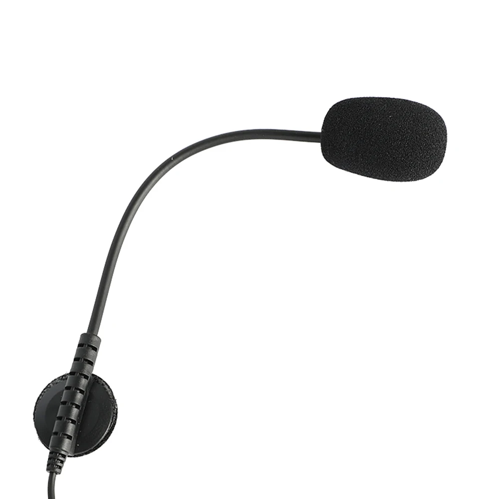 Helmet Headset 2 Pin PTT Motorcycle Headphone For Walkie Talkie Kenwood Baofeng Puxing Ham Radio Two Way Radio