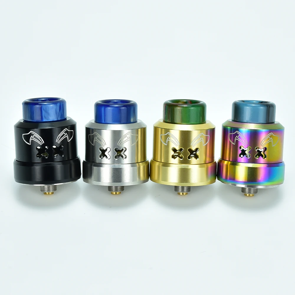 

Electronic Cigarette rda Dead Rabbit Max RDA 28mm Dual coil 316 SS vape tank atomizer 810 Drip Tip rda vs WASP Nano RDA