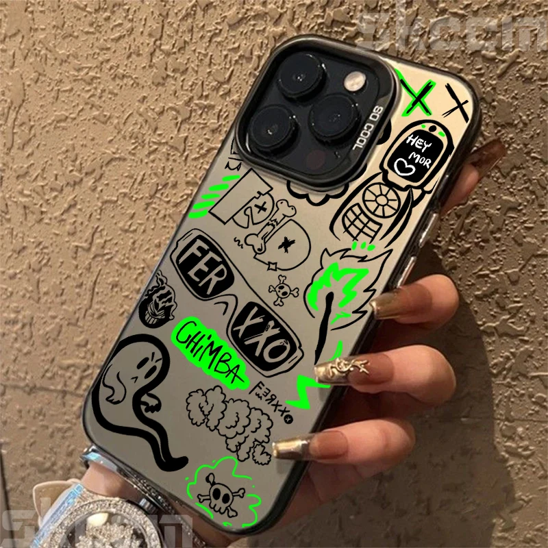 Street Classic Graffiti Print Shockproof Phone Case - Hard Cover Design
