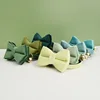 Velvet Cat Collar Bowknot Personalized Collar for cats Cat Supplies cat collar belt with bell and a bow 3