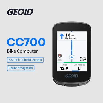 GEOID CC700 GPS Computer da bici Schermo a colori da 2,8 pollici Navigazione percorso Tachimetro da bicicletta WIFI Contachilometri ciclismo impermeabile