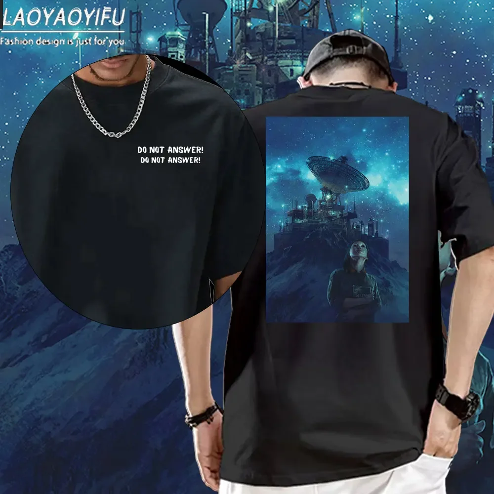 Футболка с тремя проблемами, Двусторонняя Футболка с принтом, футболка с тремя проблемами, постер с фильмом, стильная чистая мужская футболка, топы унисекс