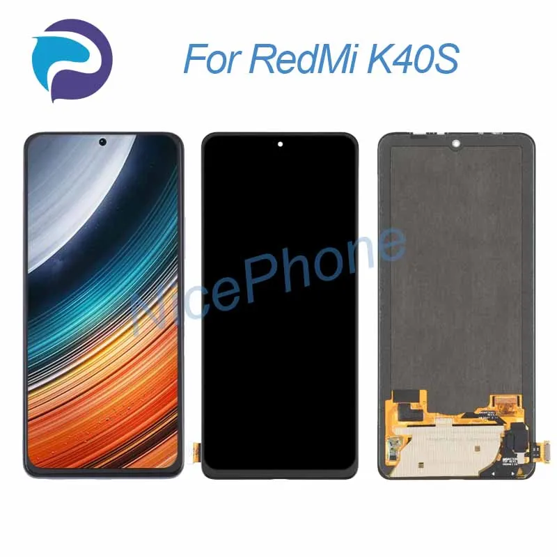 

Для RedMi K40S ЖК-дисплей кодирующий преобразователь сенсорного экрана в сборе Замена 6,67 "для RedMi K40S экран ЖК-дисплей