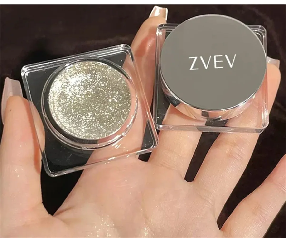 Glitzernder Schwarzer Smoky Eyeshadow Gel Für Gesicht Und Körper_voghion.com
