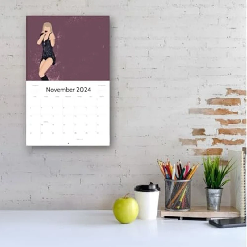 2024 Eras Tour Calendar Calendario Da Tavolo Poster Musicali Album Cover Poster Calendar For Fans Gift Music Lover