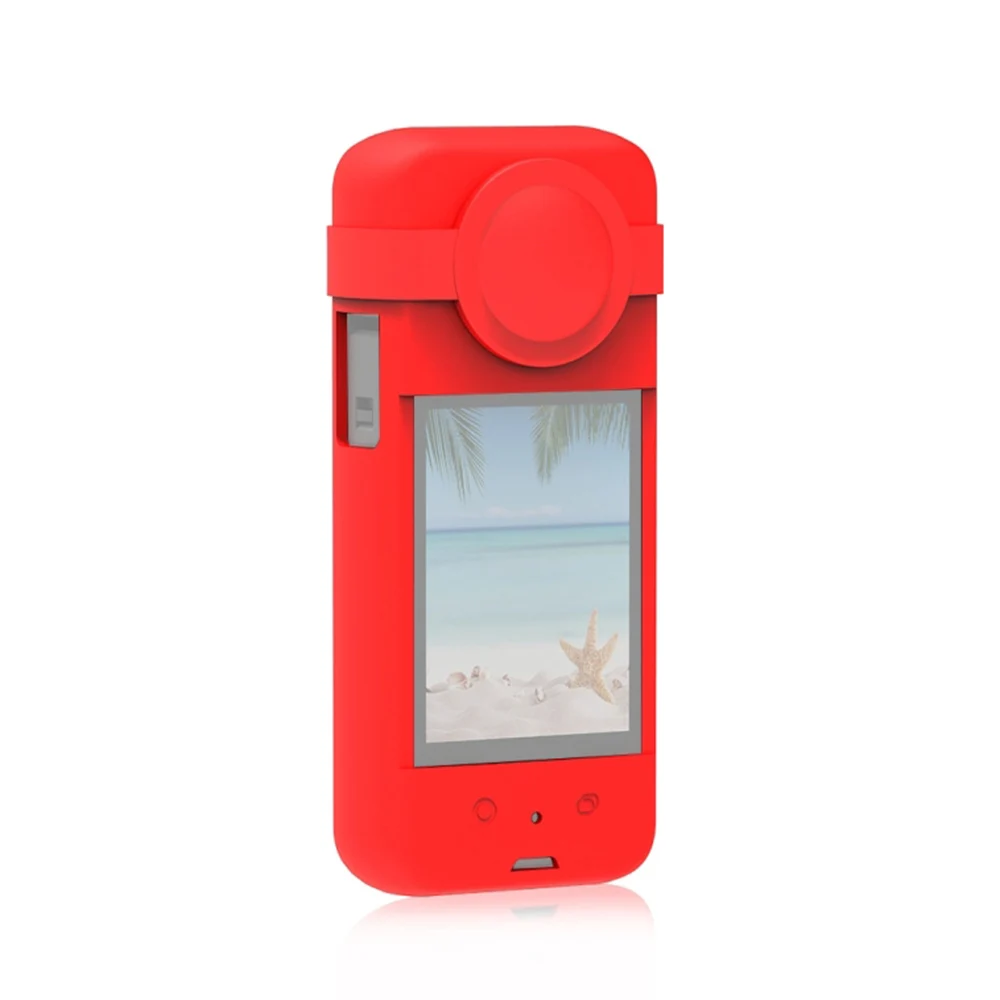 Panorama Camera Silicone Protective Case Cover with Lens Cap Shock