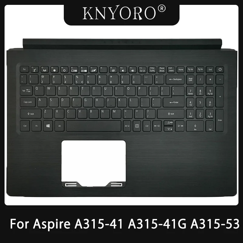 

US Layout Keyboard For Acer Aspire A315-41 A315-41G A315-53 Palmrest Cover Case With English Keyboard Black C Shell Replacement