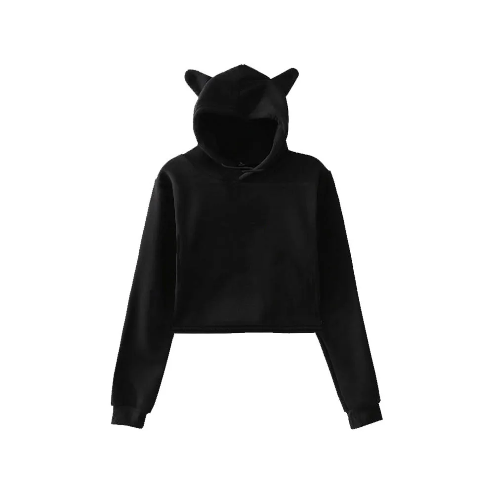crop top hoodie