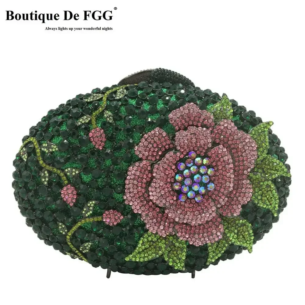 Boutique De FGG Women Champagne Evening Purses and Handbags Wedding