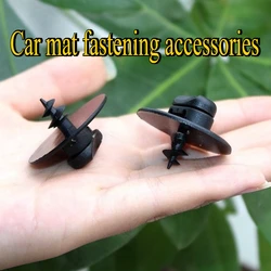 10 - Piece Full Coverage Car Floor Mat Fastening Set - Plastic Knobs & Clips (10pcs)