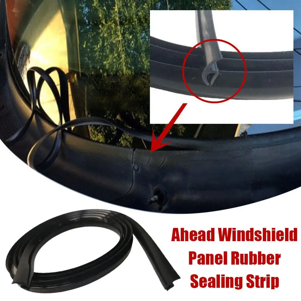 

2m Car Windshield Panel Moulding Seal Strip Dustproof Sticker Universal For {15}} For Chr Auris Verso Avensis P2r7