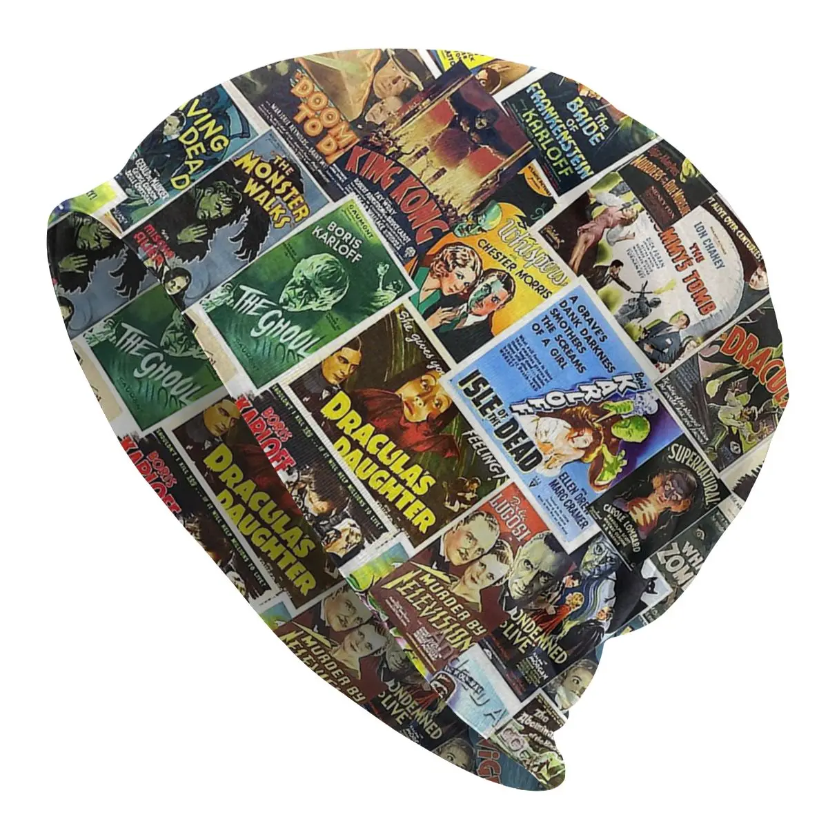 

Vintage Horror Washed Warm Bonnet Windproof Casual Beanies Protection Men Women Hats