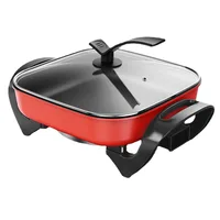 Electric Hot Pot Household Multi-functional Electric Cooking Pot Large Capacity Electric Hot Pot Barbecue Cooking Cooking 1