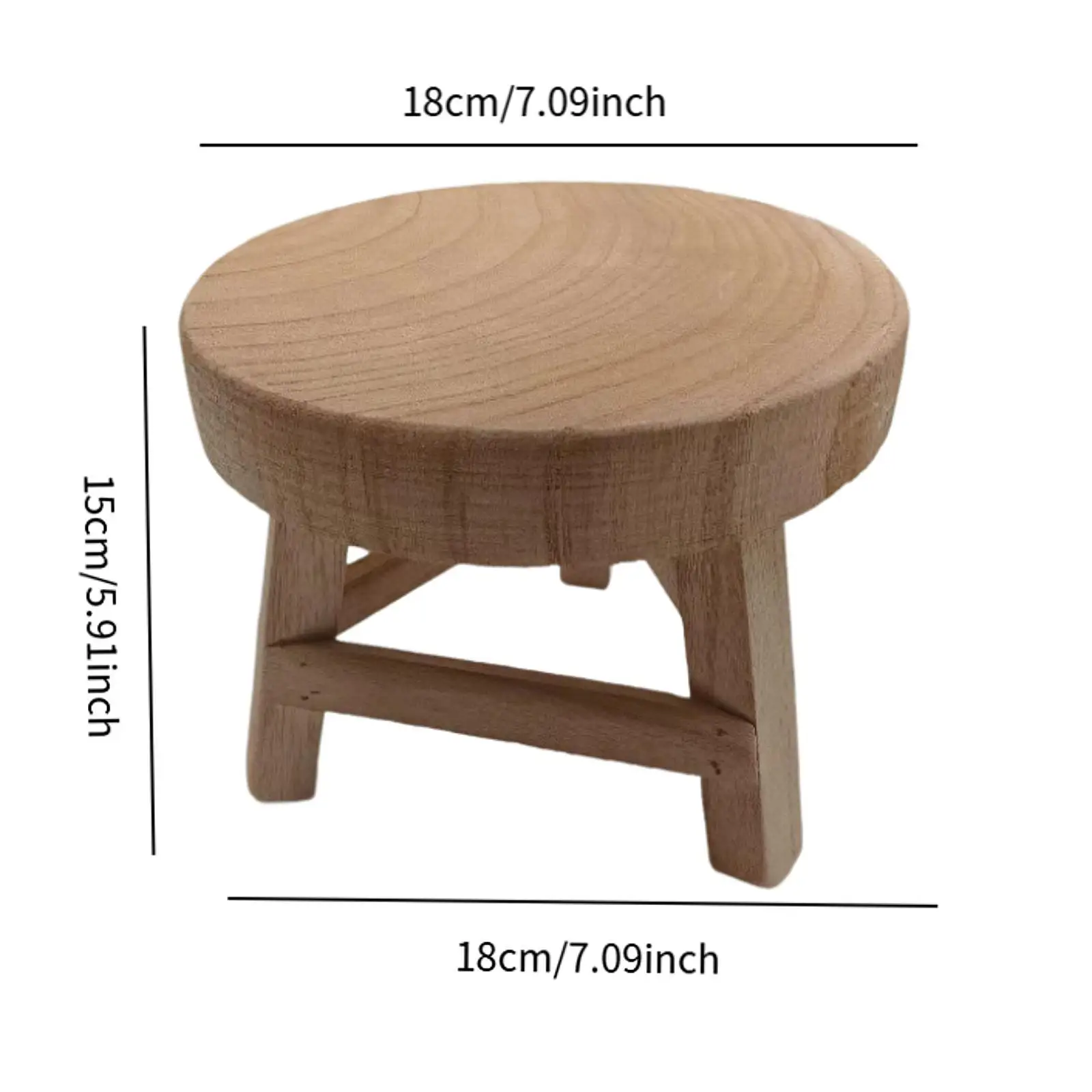 Wooden Stool for Plant Pedestal Rustic Display Stand Indoor Outdoor Plant Stool for Office Bonsai Garden Desktop Home Decoration Wooden Stool for Plant Pedestal Rustic Display Stand Indoor Outdoor Plant Stool for Office Bonsai Garden Desktop Home Decoration
