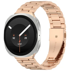 Premium Metal Strap for High - End Smartwatches - Elegant Wristband Bracelet (Rose gold)