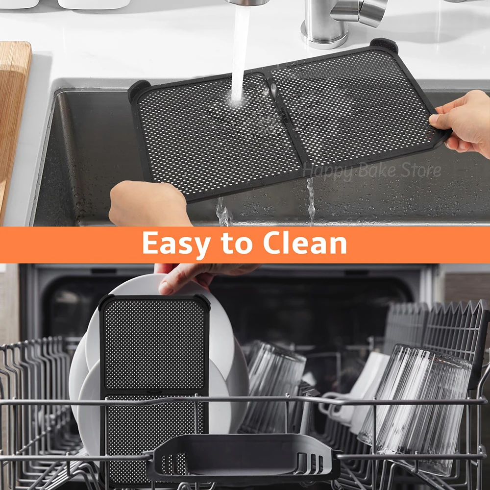 1PC Air Fryer Splash Guard For Air Fryer Ninja Foodi 10.4L AF500EU Reusable Silicone Accessories Baking Mould air fryer accessories
