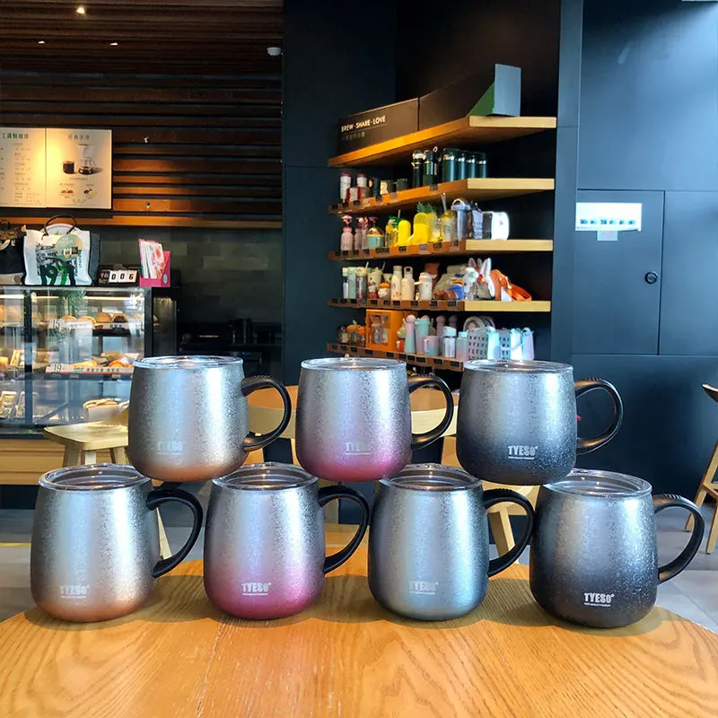 Stainless Steel Insulated Coffee Cup with Handle