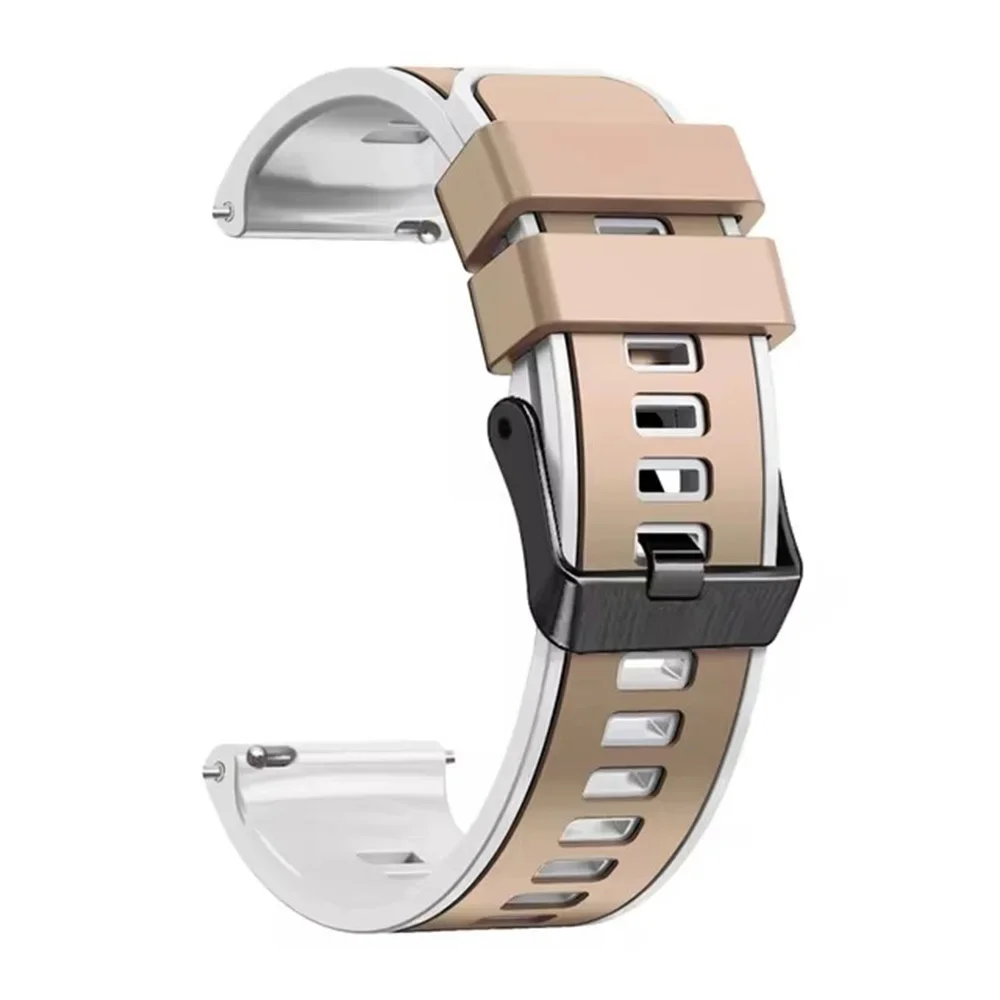 Silicone Replacement Watchband - 22mm Adjustable Strap