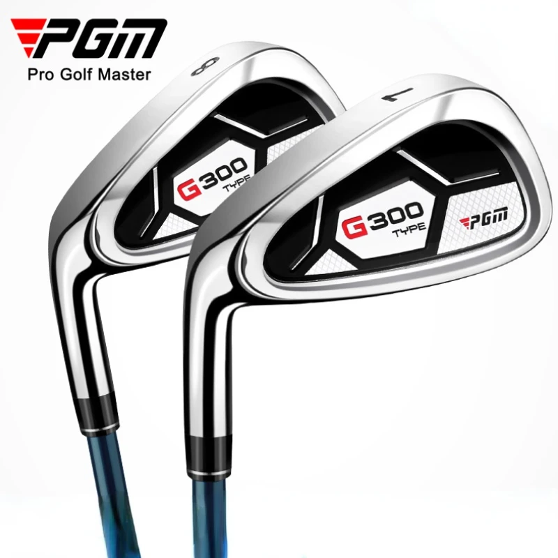 

PGM G300 1pcs Men Golf 7# Iron Club Left Hand R/S Stainless Steel Carbon Training Clubs Black-blue TIG025