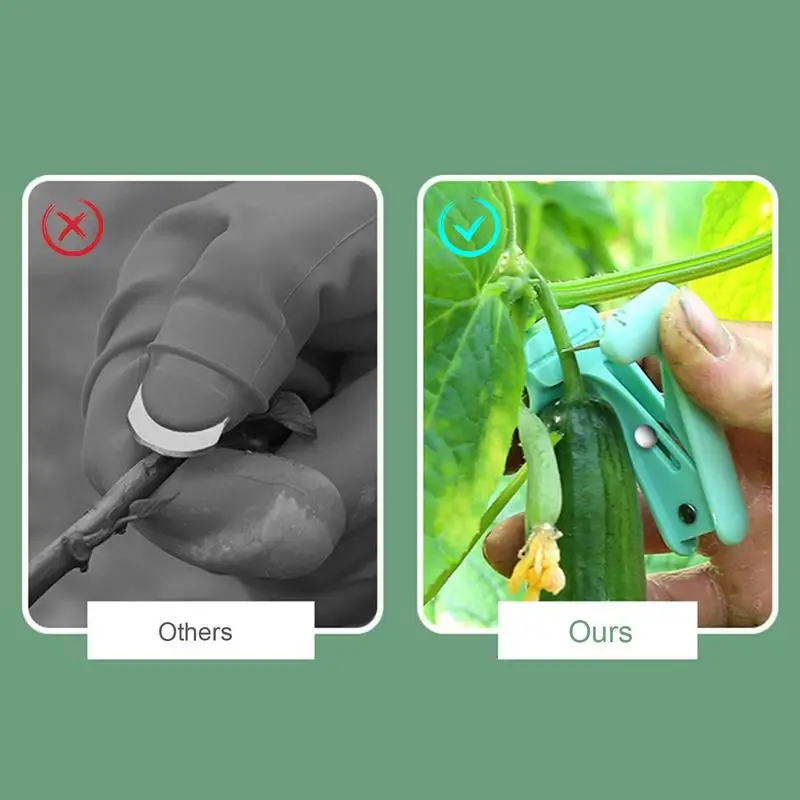 Thumb Cutter Gardening Tools Pruning Shears Garden Picking Plant Vegetables Separator Finger Tool Multifunction Picking Tool