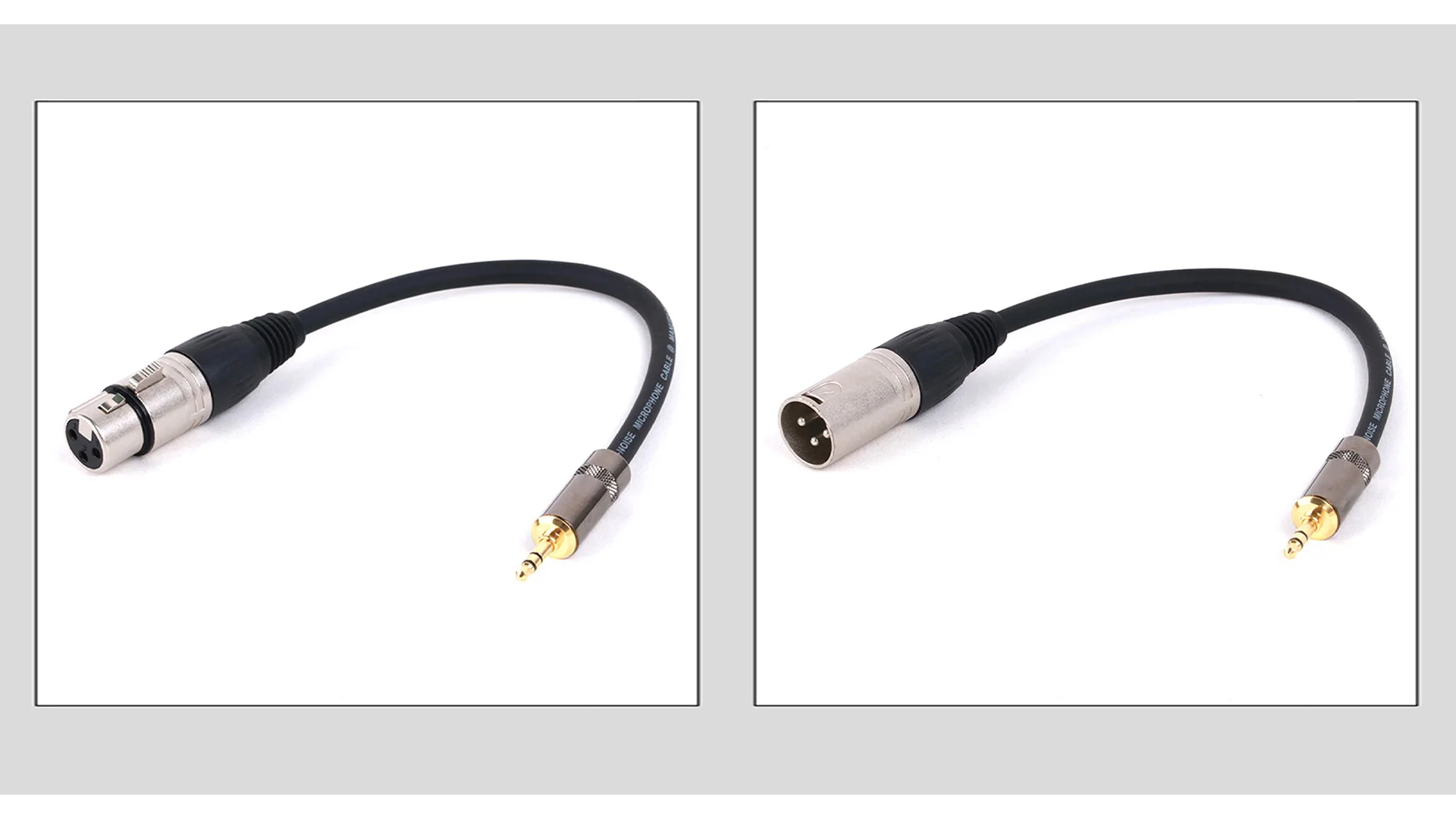 Mehrfarbiges 0,3 M-25M hochwertiges 3-poliges xlr-Audio kabel Stecker/Buchse Stecker 3,5mm(1/8) Trs-Buchse Verlängerung kabel – Detail 9