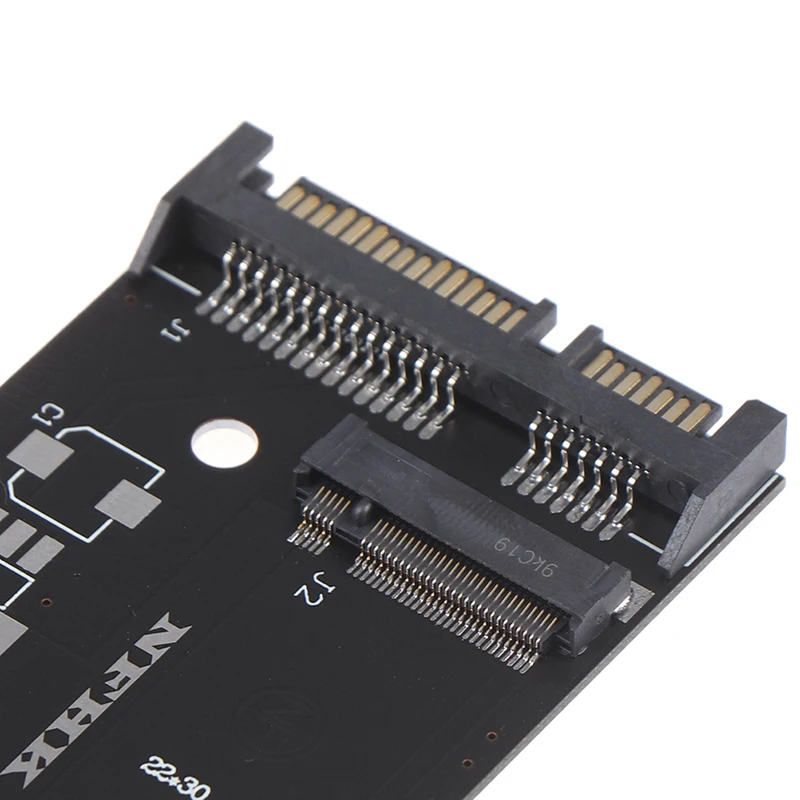 M2 SATA 어댑터 카드 B + M 키 M.2 Ngff ssd-m.2 Sata 3 레이저 M.2-Sata 어댑터 확장 카드 및 나사, 1 개