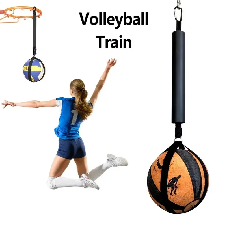 1Pcs Volleyball Jumping Trainer Adjustable Hanging Height Assisting Device Spin Belt Throwing and Spiking Ball Training Belt