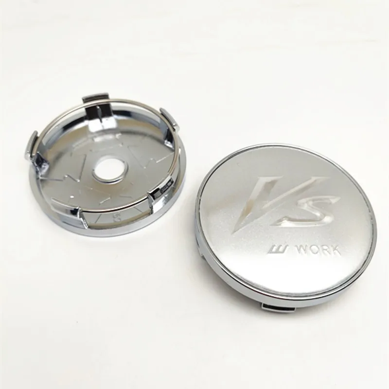 ワーク マイスター センターキャップ WORK シルバー4個セット ワーク