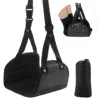 Airplane Footrest Hammock Flight Car Travel Seat Foot Rest Pad Adjustable Train Portable Sleeping Pillows Accessories 1