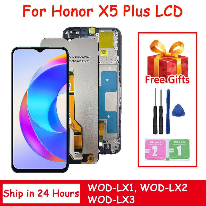 Display LCD Touch Screen Per Huawei Honor X5 Plus (WOD-LX1, LX2, LX3) – Schermo Vetro Nero