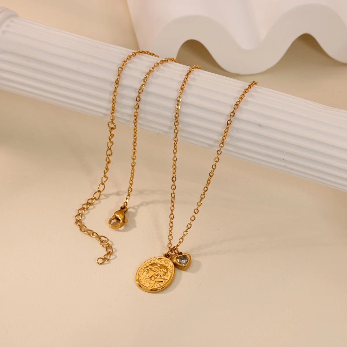 Elegant Geometric Necklaces Stainless Steel For Women