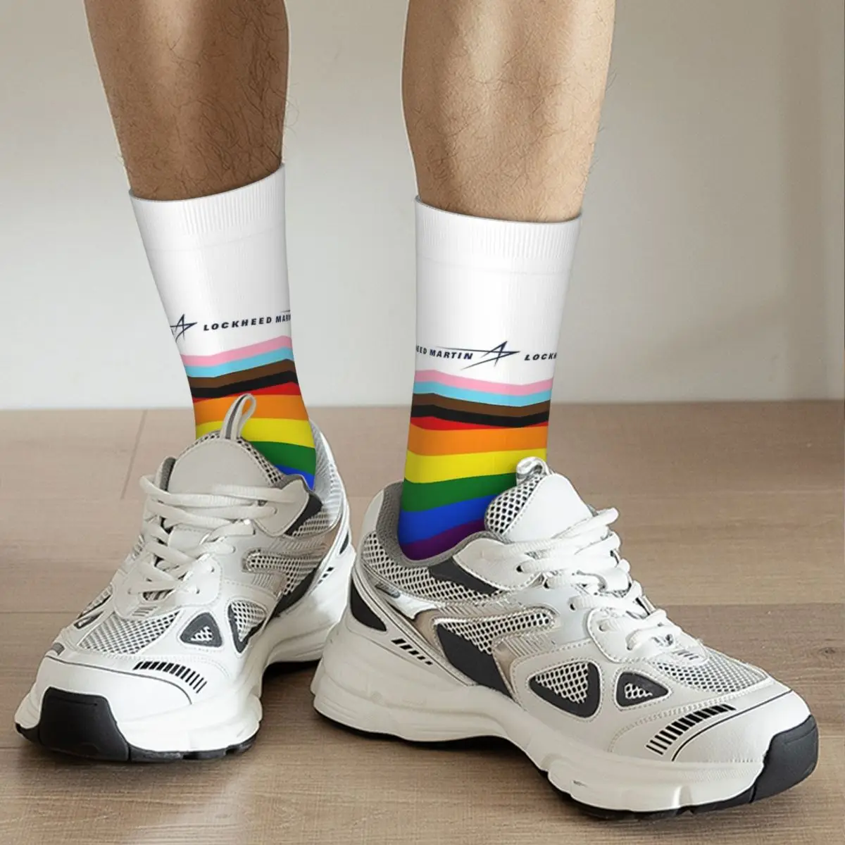 Lockheed Martin Gay Pride Adult Socks,Unisex socks,men Socks women Socks