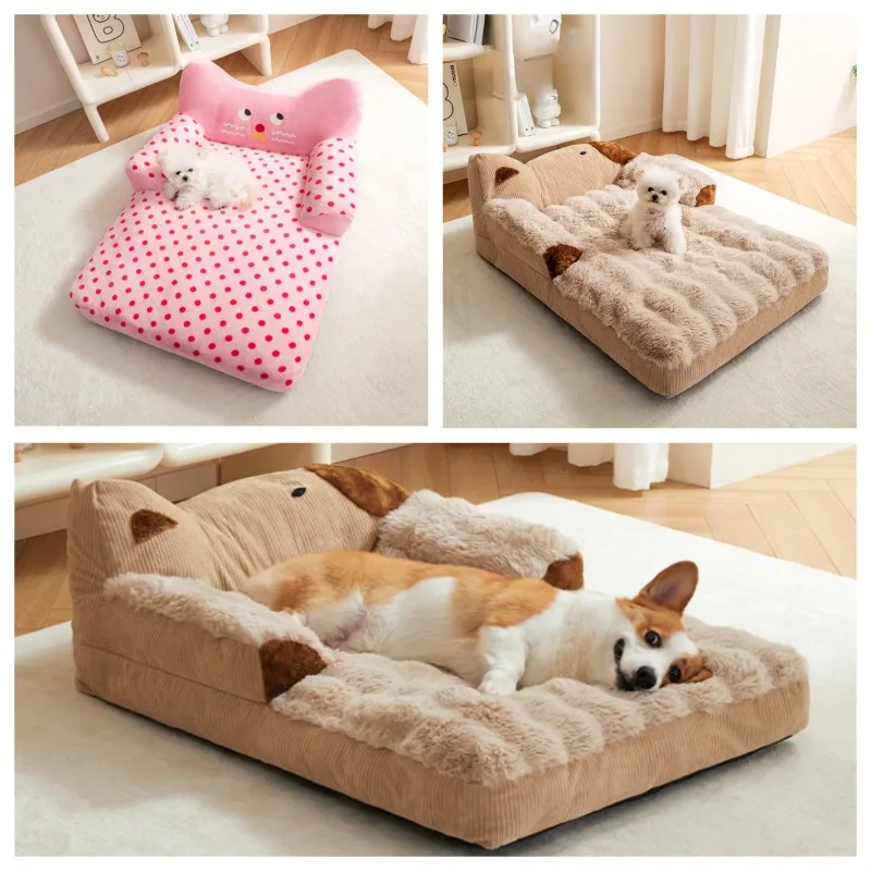 Camas Para Perritos Pequeños TITA-DONG Cama Rosa Para Perros