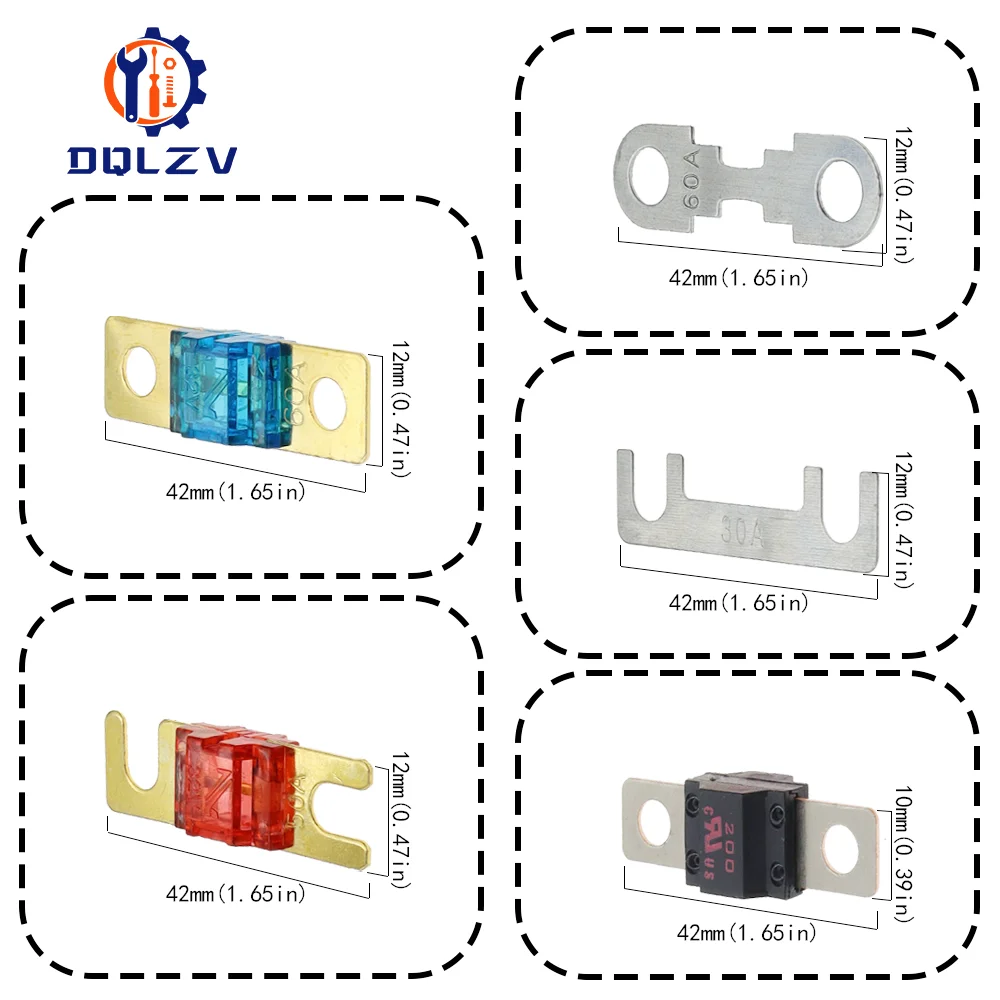 ANS-H 1-Wege-Midi-Sicherungshalter ANS-8 Sicherheitsplatte Basis Auto Träger Sicherungskasten Bolzentyp 20A 50A 70A 80A 100A 150A 175A 200A – Detail 2