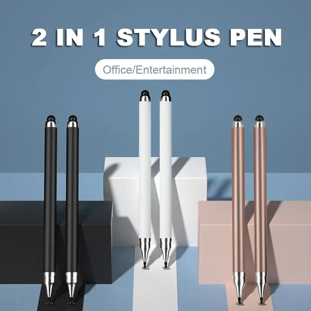 

2 In 1 Mobile Phone Stylus Pen For Cellphone Tablet Capacitive Touch Pencil For Samsung Android Drawing Screen Touch Pen