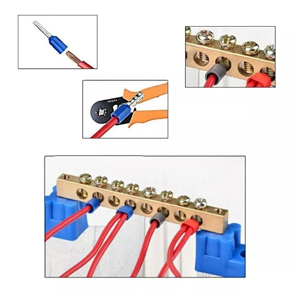 2120PCS Draht Aderendhülsen Terminals Kit, Crimp Kit Sortiment Aderendhülse Draht Crimp Pin Stecker Draht Enden Terminals AWG 22-10 – Detail 4