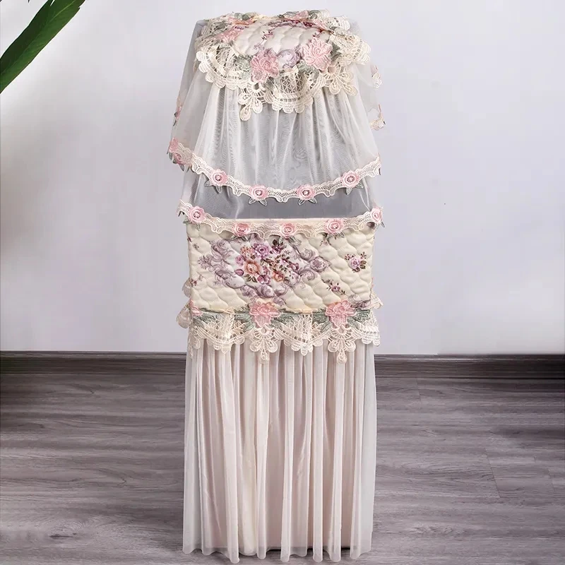 European style floral lace cloth water dispenser cover set water cooler cover dust proof barrel