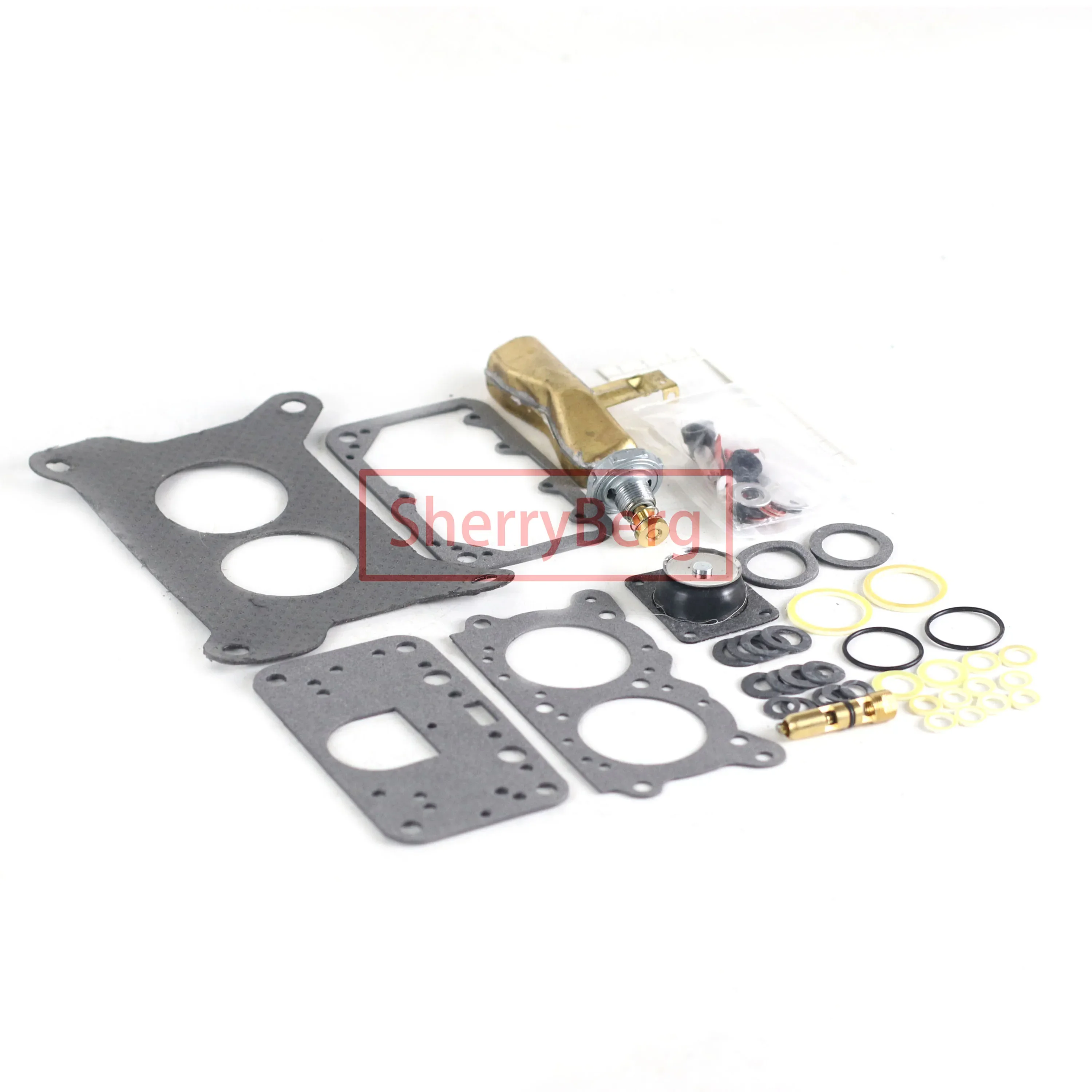 Carburettor Gasket Set for Holley 2300 2 Barrel Carburetor Repair Rebuild Kit 500 CFM 4412 NEW BRASS FLOAT 15879 SherryBerg