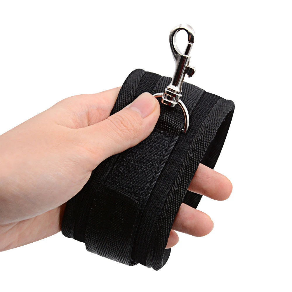 Sexy Leather Bondage Kits Adults Sex Toy Set for Women Men Handcuffs Ankle Cuffs Fetish Slave Collars Adult Bed Games