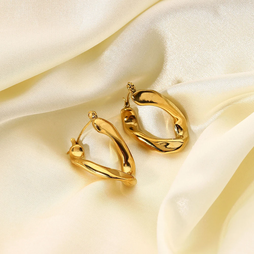 2023 New Chunky IP 18K Gold Plated Stainless Steel Bold