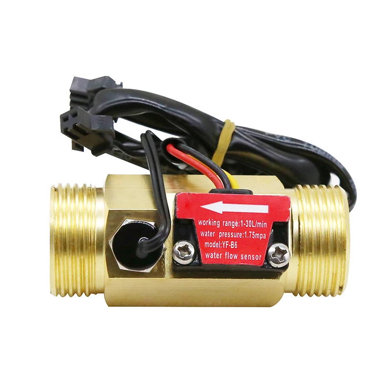 fluxo de água de bronze medidor de